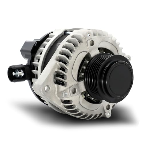 POHILA 11573N New Alternator Compatible with 2012 2013 2014 2015 Honda Pilot V6 3.5L 2011 2012 2013 Odyssey 2012 2013 2014 Ridgeline V6 3.5L 6-Groove Pulley Replace# 104210-1240 31100-RV0-A01 11573