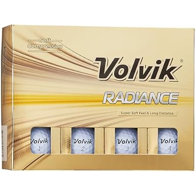 Volvik Radiance Golf Balls (One Dozen) (White)