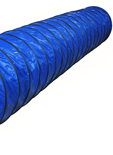 Cool Runners Lightweight 470Gsm Pvc Round Dog Agility Tunnel, 8" Pitch, 177 By 24-Inch, Blue, (102930) #TOP2