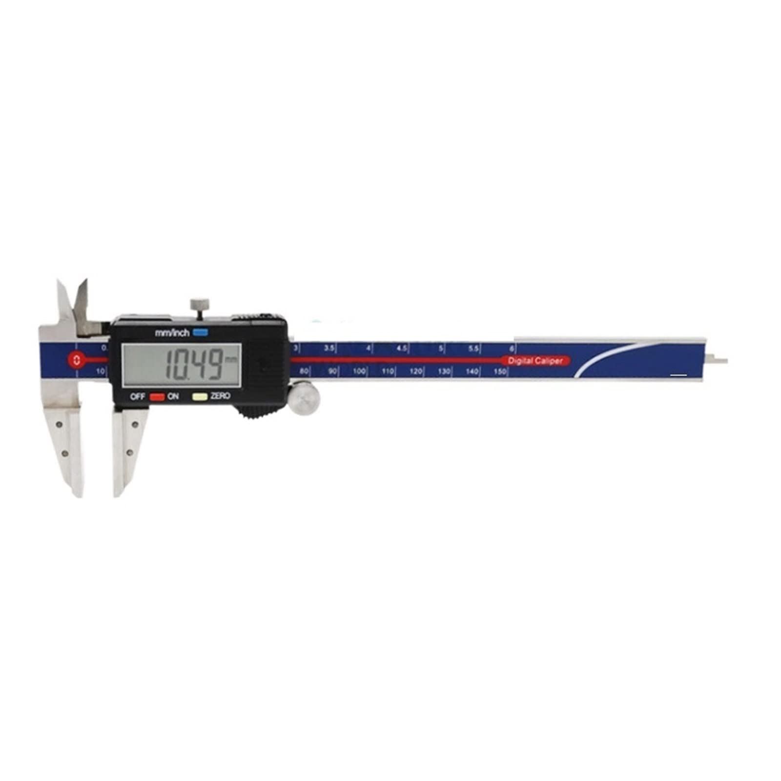 XENITE Mikrometr zewnętrzny 0-150 mm 15 cm zaciski linowe z szerokimi szczękami szeroka szczęka kabel suwmiarka / cyfrowa linijka mikrometryczna