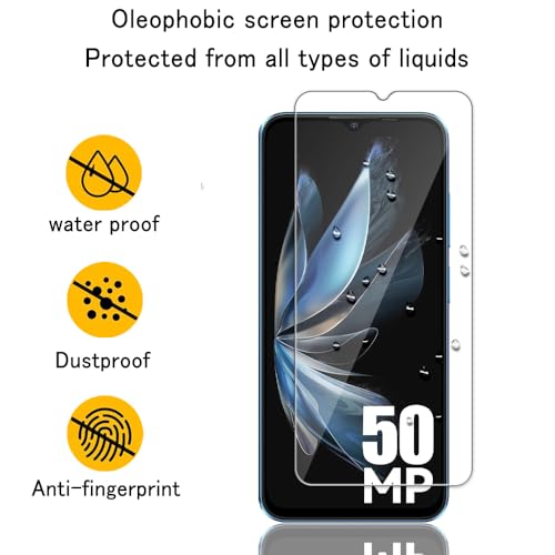 Tzstz 3 Pieces Tempered Glass Screen Protector for Ulefone Note 16 Pro Hardness 9H Anti Scratch Screen Protector - Image 3