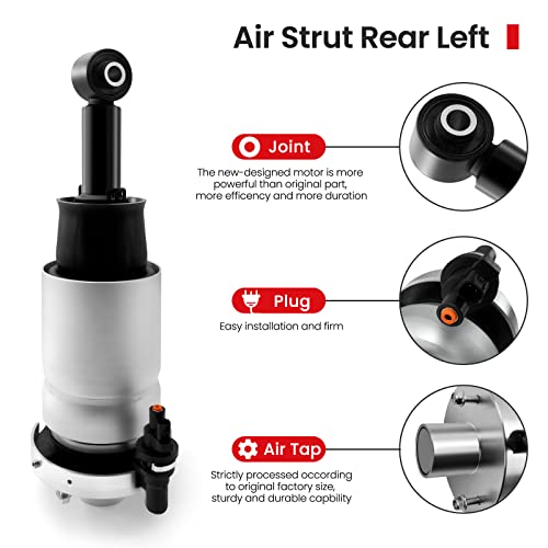Vigor Rear Left Air Strut Absorber Compatible With Ford Expedition And Lincoln Navigator 2007-2013 Car Air Suspension Shock, Oem Number 7L1Z5A891B, 8L1Z5A891B #TOP3