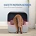 Cat Litter Box, Automatic Self-Cleaning with WiFi & App Control, Wide Opening Fit for All Cats, Odor-Free Auto Litter Box for Multiple Cats, Easy Waste Disposal