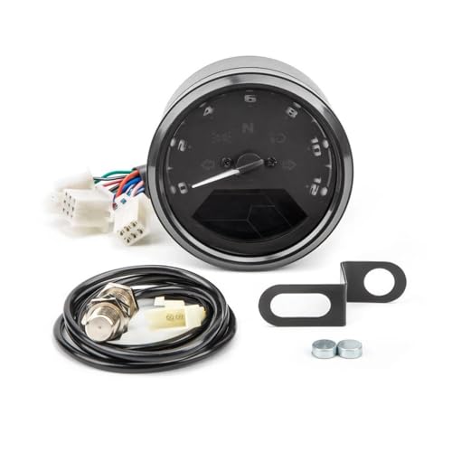 Speedometer Tachometer Motorcycle LED Meter Car Modification Accessories Odometer Tachometer 1-4 Cylinder Speedometer