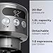 Daewoo Compact Espresso Coffee Machine, Digital, 20Bar Pressure, Professional Look With Steam Wand, Barista Quality Coffee Made At Home With Ground Coffee, 1.2 Litre Water Tank, Accessories Included