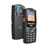 【IP68 wasserdicht und MIL-STD-810H】 Das robuste AGM M6-Handy kann extremen Temperaturen von -20℃ bis 60℃ standhalten, aus bis zu 2 m auf Beton fallen und 30 Minuten unter 1,5 m Wasser überleben.