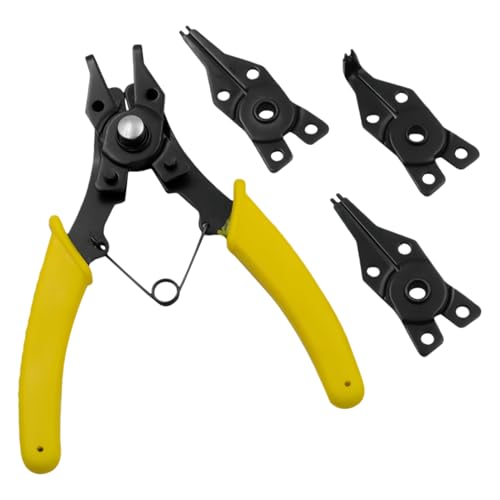 Alicates de reparación de automóviles, herramienta de extracción de clips 4 en 1, alicates de, alicates de resistentes para mecánico, reparación de motores automotrices, joyería