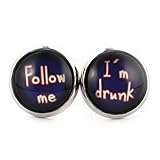 witzige Ohrstecker mit Spruch 