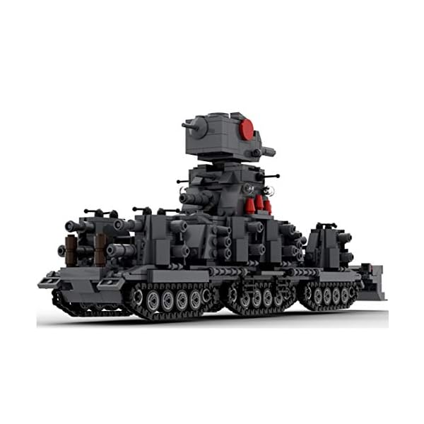 Morton3654Mam Technik Militär Panzer Bausteine, UDSSR KV-44 Superschwerer Panzer Modellbausatz, 1211 Teile… – Bild 3