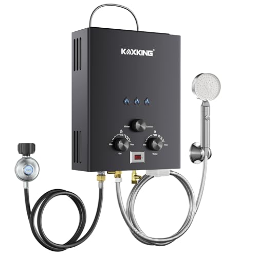 KOXKING 6L Tankless Propane Water Heater for Camping