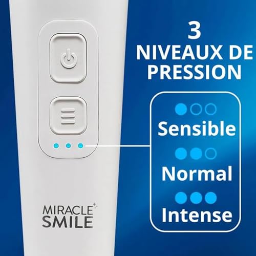 Hydropulseur jet dentaire 360 Miracle Smile contre les bacteries