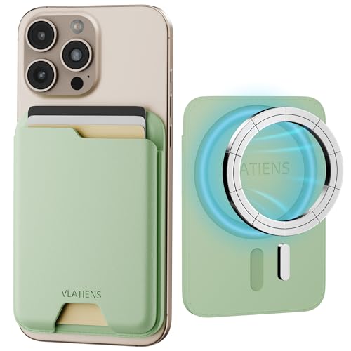 VLATIENS magsafe wallet magnetic for iphone mag safe wallet magnetic phone,Fit 3 Cards holder for iphone 17/16/15/14/13/12/pro max Series