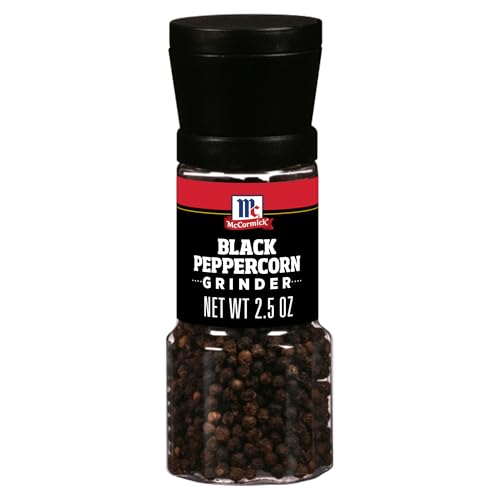 McCormick Black Peppercorn Grinder, 2.5 oz