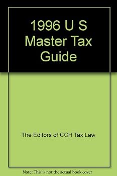 Paperback 1996 U S Master Tax Guide Book