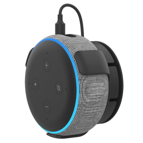 EWIGE Supporto da parete per Dot 3rd Gen e Google Nest mini/Home Mini, supporto da parete con gestione dei cavi a vite di montaggio