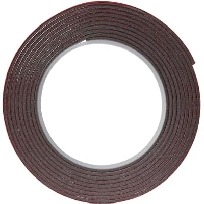 3M Auto Exterior Attachment Tape, 1/4 in x 5 ft, Heavy Duty Double-Sided Automotive Tape for Car Trim, Moldings, Emblems, and Badges (38582)