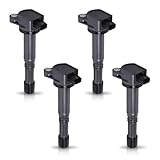 Pack of 4 Ignition Coils for 2008-2015 Honda Accord Civic CR-V Crosstour 2013-2018 Acura ILX 2.4L L4 UF602 30520-R40-007