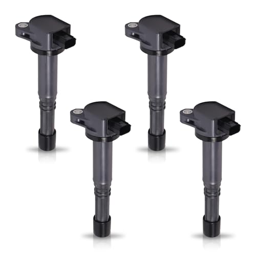 ENA Ignition Coil Pack Set of 4 Compatible With Honda Accord Civic SI CRV Crosstour Acura ILX 2008 2009 2010 2011 2012 2013 2014 2015 2.4 Coils for UF602 E1102 522074 30520R40007 C1662
