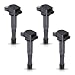 Pack of 4 Ignition Coils for 2008-2015 Honda Accord Civic CR-V Crosstour 2013-2018 Acura ILX 2.4L L4 UF602 30520-R40-007
