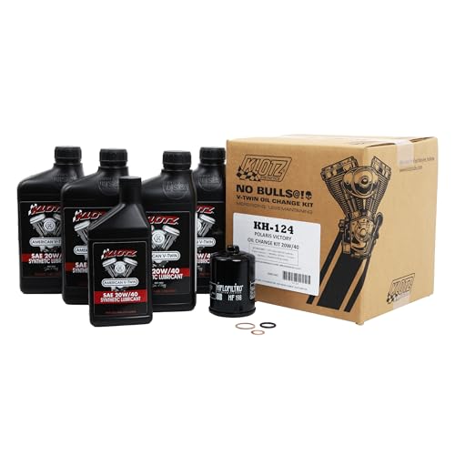 Kit para cambio de aceite de motocicleta Victory Klotz miniatura 1