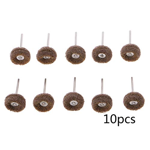 Sandpaper Sand Paper, 10pc Nylon Abrasive Wheel Brush Rotary Tool for Dremel Tool