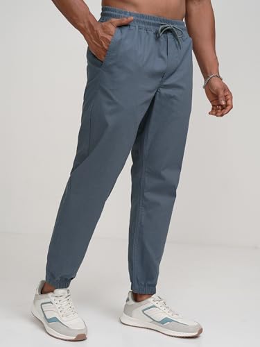 Image of Highlander Men's Cargo Jogger Trousers | Perfect for Casual Outings,Travel & Work Wear with Utility Pockets