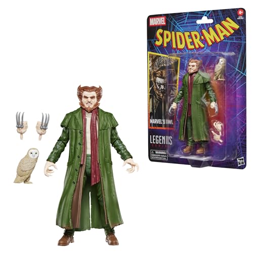 Marvel Legends Series, Figurine Marvel's Owl rétro sous Blister inspirée des Bandes dessinées Spider-Man