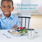 Ahimsa-Stainless-Steel-Kids-Dinnerware-Set-Pediatrician-Designed-5-Piece-Toddler-Plates-and-Bowls-Set-Stainless-Steel-Divided-Plate-Cup-and-Kids-Utensils