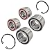 Front & Rear Wheel Bearings Assemblies for Polaris Sportsman 400 450 500 570 700 800 Ranger 400 500 570 700 800 EV ACE 325 500 570 3515088 3514342 3514635