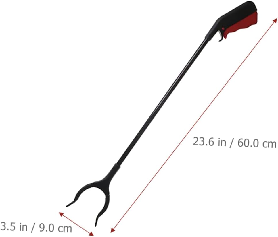 Beavorty Stainless Steel Thickened Garbage Pliers Heavy Duty Litter Picker Outdoor Rubbish Grabber Tool