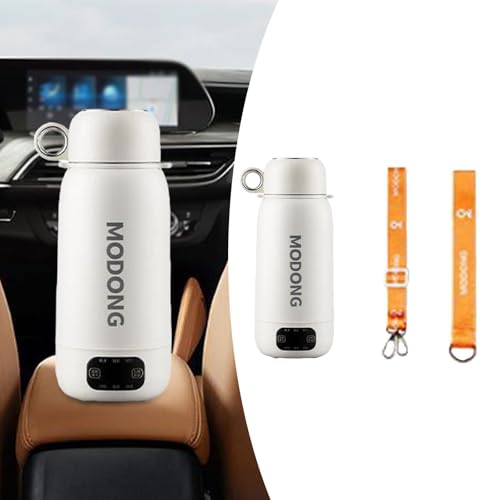 Hervidor eléctrico portátil con doble tapa para viaje miniatura 4