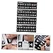 MUELODSIC 4Pcs Melodica Keyboard Stickers Pitch Stickers for 37/32/27-Key Melodicas for Beginners
