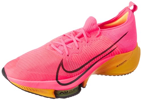 NIKE Air Zoom Tempo Next% Flyknit Men's Fashion Trainers Sneakers Shoes CI9923 (Hyper Pink/Laser Orange/White/Black 600) UK10.5 (EU45.5)