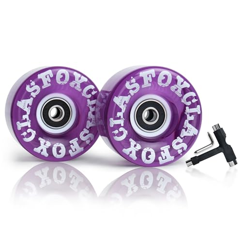 78A Indoor or Outdoor 65x35mm Quad Roller Skate Wheels with ...