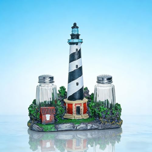 Amazon.com: Coastal Lighthouse Salt and Pepper Shaker Set - Bodie ...