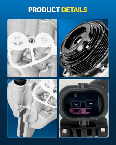 Image of PHILTOP Air Conditioner AC Compressor with Clutch for 2014-2020 Impala,2013-2015 LaCrosse 3.6L,2016 LaCrosse, 2013-2019 XTS 3.6L /3.6T, 2015-2017 Terrain 3.6Liter,2016-2017 Equinox,2014 Impala Limited