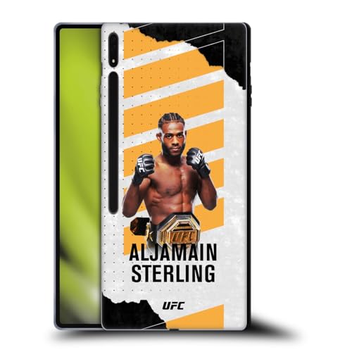 Head Case Designs Officially Licensed UFC Fight Card Aljamain Sterling Soft Gel Case Compatible with Samsung Galaxy Tab S8 Ultra