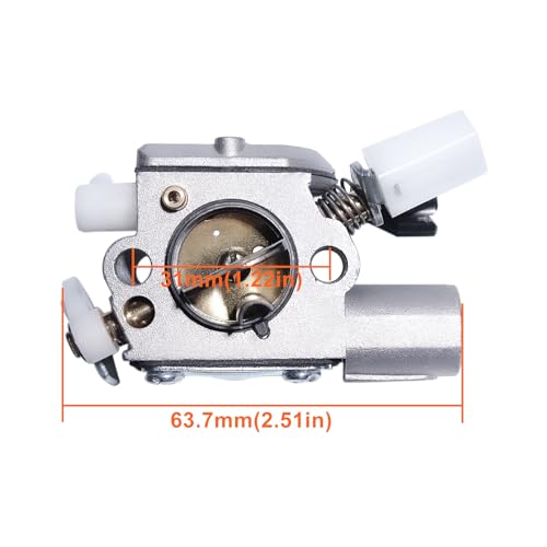 Mtanlo Carburetor Carb for Stihl MS251 MS251C MS241 MS241C MS231 MS231C Chainsaw Parts 1143 120 0617 Zama C1Q-S233 with Air Filter Fuel Filter Carb Gaske Spark Plug Maintenance Kit - Image 3