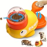 Giochi Di Intelligenza Cane, Dispenser Cibo Gatti, Giocattolo Interattivo a Forma di Anatra, Giocattolo Interattivo 2 In 1 per Cani e Mangiatoia Lenta, Dispenser per Cani d'Anatra