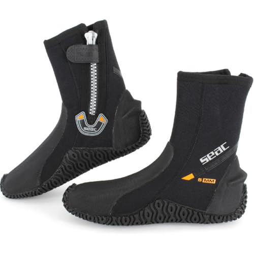 SEAC Basic HD Botas de Buceo 5mm Neopreno, Talla XL