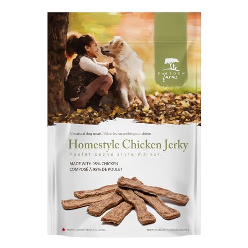 Caledon-Farms-Homestyle-Chicken-Jerky-741oz-Dog-Treats-All-Natural Caledon Farms Homestyle Chicken Jerky 741oz Dog Treats All Natural
