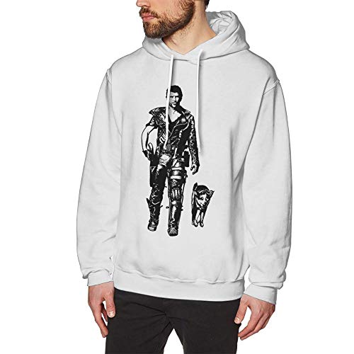 Sweat-shirt pour chien homme en coton biologique blanc haut de gamme