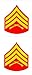 Marine Corps E-5 Sergeant Mini Decals Stickers 1 1/4