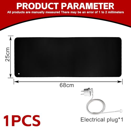 Erdungsmatte Für Besseren Schlaf, Grounding Mat For Earthing, Grounding Pad 25×68 CM, Grounding Mat Mit Kabel, Geerdet Mauspad, Erdungsmatte Verbindet Sie, Für Tisch, Sofa, Yogamatte