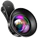 Cell Phone Camera Lens Kit，GLHMOGM 15X Macro and 0.45X Wide Angle Phone Lens Kit with LED Light and Travel Case,iPhone Camera Lens for iPhone X/XS/8/7/6 Plus, Samsung, Pixel and More