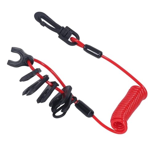 QWORK Cavo di Sicurezza da Traino,1.2 m x 5mm per rimorchio