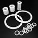 Ice Cream Machine Gasket Replacement for VEVOR | Food Grade Rubber Sealing Ring Tube Components fit for YIKAFU YKF COOCO Soft Serve Maker Accessories, 15PCS Silicone Seals O Rings Spare Parts