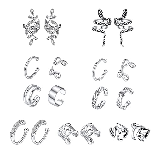 Personalized Ear Cuffs Antique Sterling Silver Clip On Earrings Animal Frog Earrings For Women #TOP5