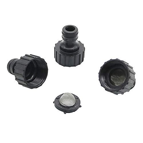Accessori di giunzione per tubi flessibili Giardino presa rubinetto 3/4" di plastica Tubo flessibile di giardino Accessori Water Garden Equipment Tap adattatore irrigazione rubinetto comune 50 Pz