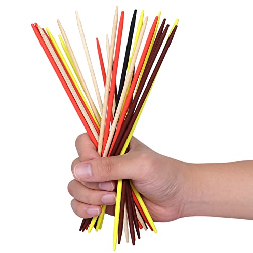 Gothink 6-In-1 Classic Games Set,Double 6 Dominoes, Pick Up Sticks, Playing Card, Marbles, Jacks, Yo-Yo Board Games For Kids Families Classroom Party Birthday #TOP4